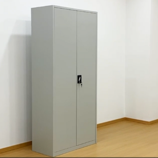 Modern 2-Door Steel Filing Cabinet with 4 Adjustable Shelves